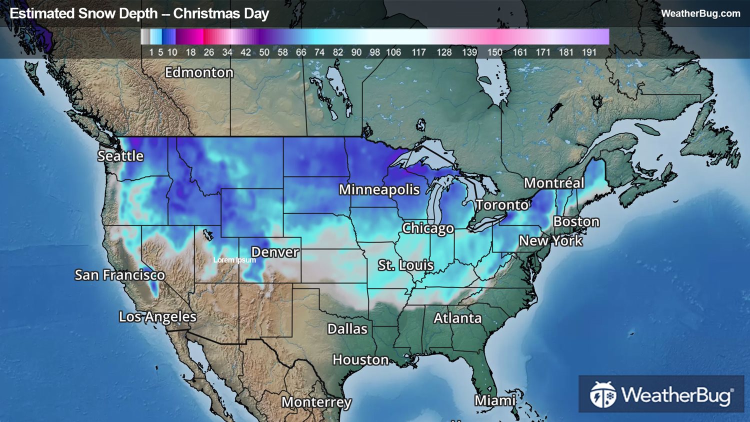 White Christmas Odds Favored Thanks To Arctic Blast | WeatherBug ...