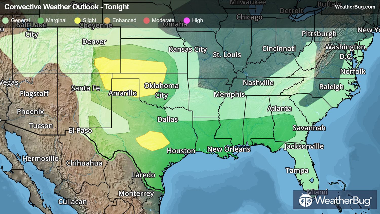 Severe Weather Threats Shift Into the Plains | WeatherBug | WeatherBug