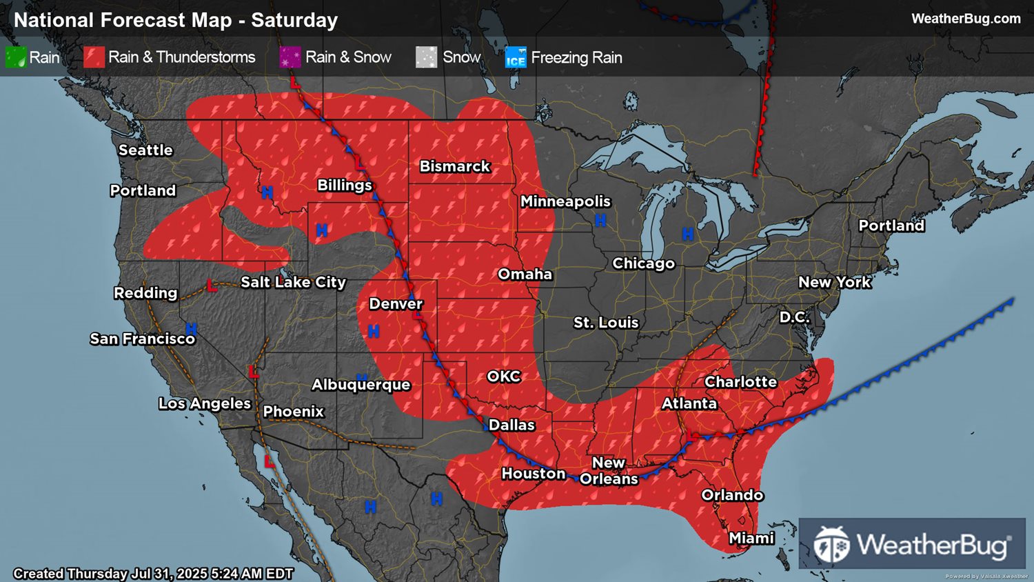 Weekend Weather Preview | WeatherBug | WeatherBug