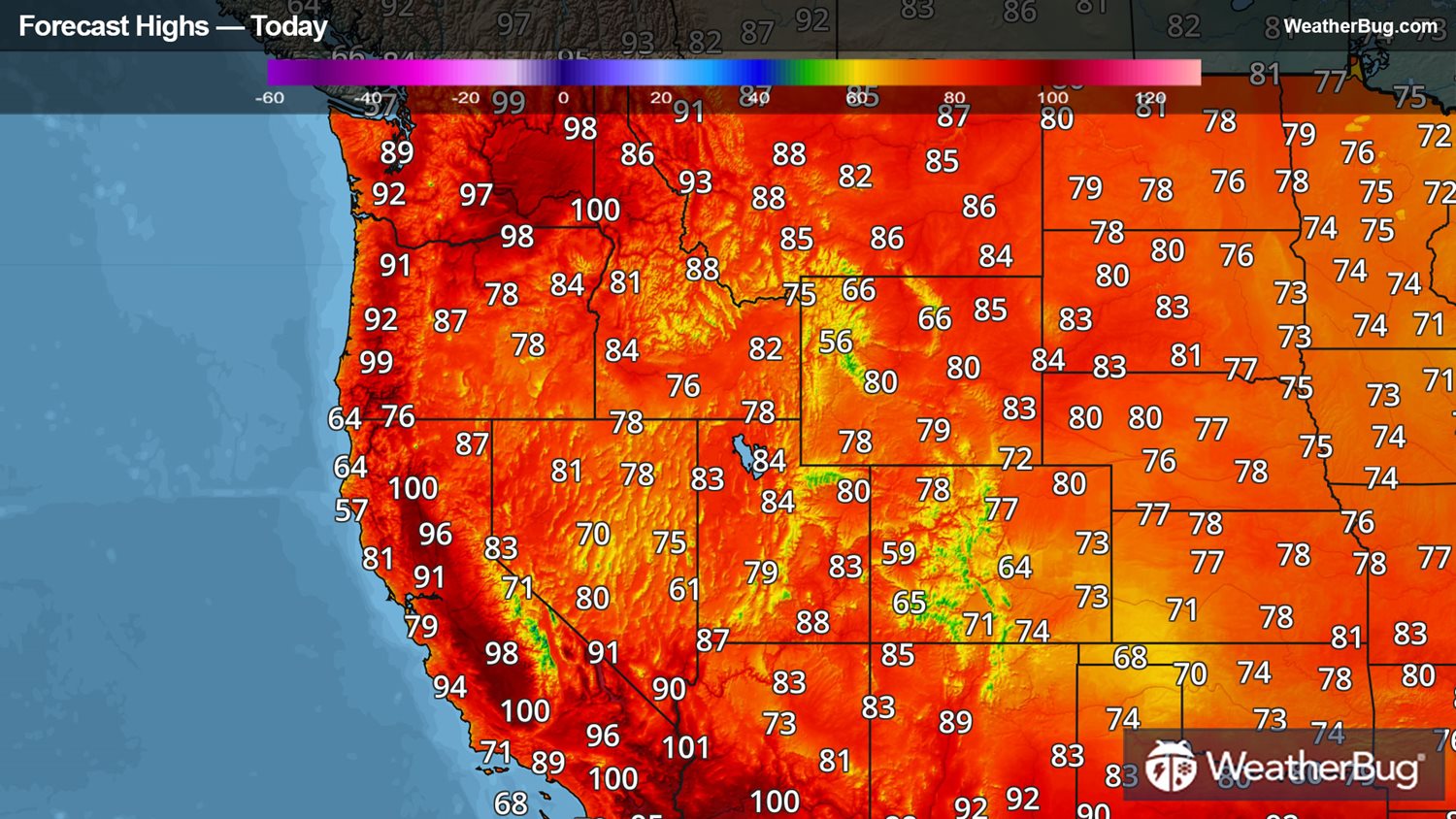 Intense Heat Bakes the West | WeatherBug | WeatherBug