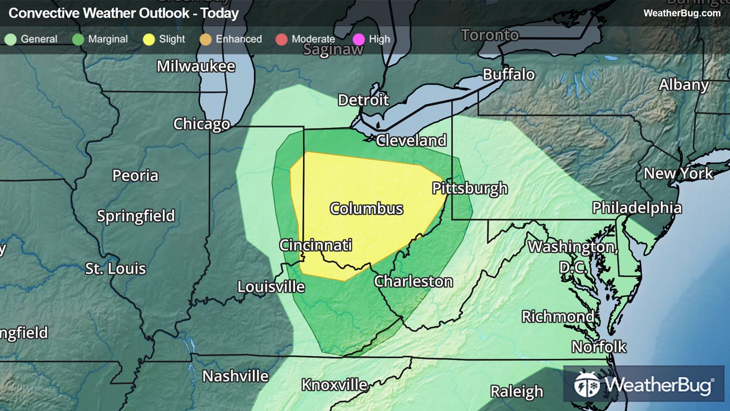 Severe Weather Threat Continues Across The Ohio Valley | WeatherBug ...