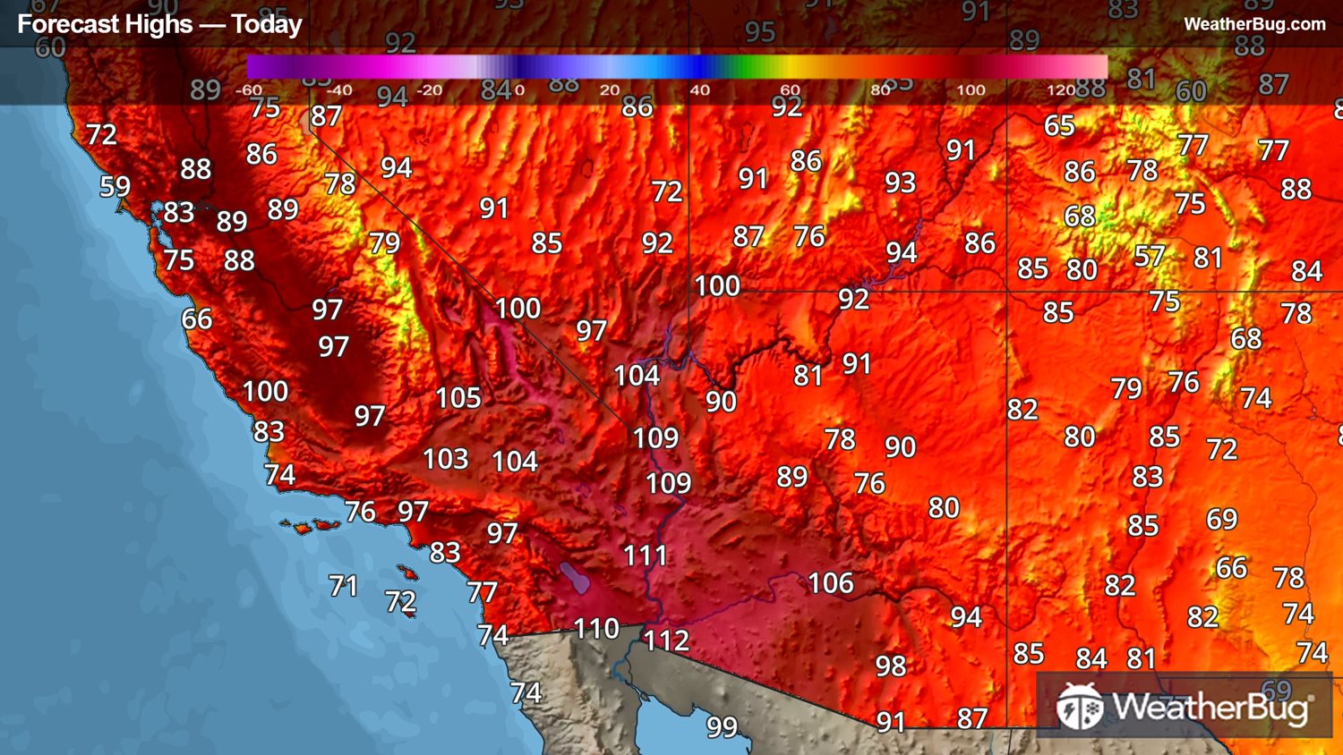 Summer Heat Lingering In The Southwest | WeatherBug | WeatherBug