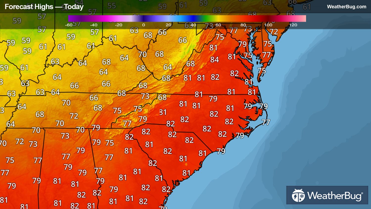 Eastern U.S. Braces For Warm Autumn Day Today WeatherBug