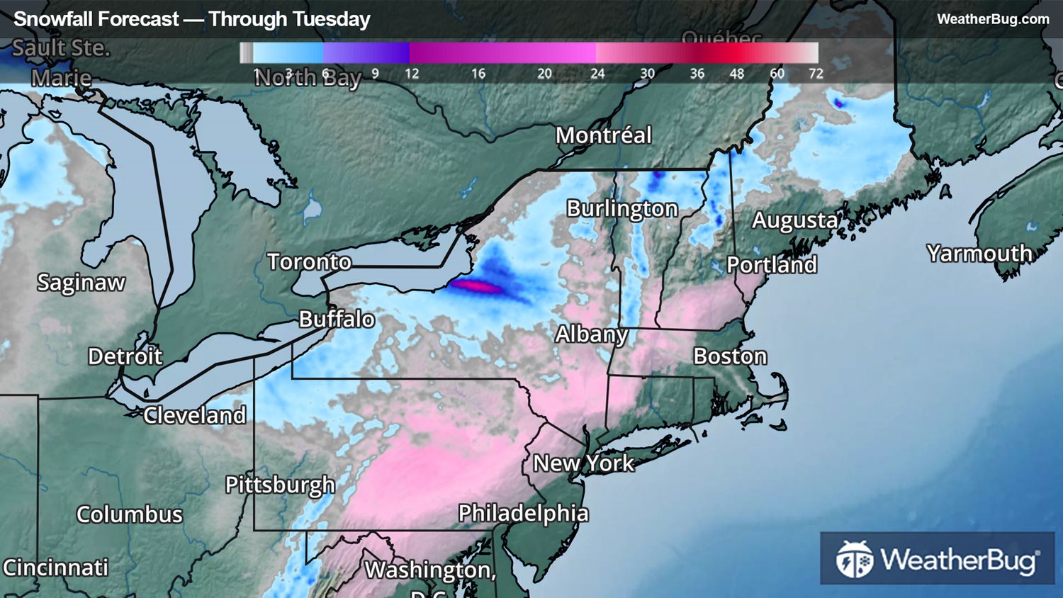 Winter Storm to Blanket the Northeast with Ice and Snow | WeatherBug ...