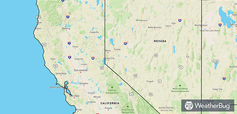 Wildfire Along California-Nevada Line Rear Reno Destroys 1 Home ...