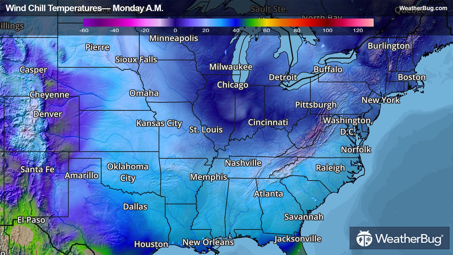 Cold Weather Chills the Nation Down to the Gulf | WeatherBug | WeatherBug
