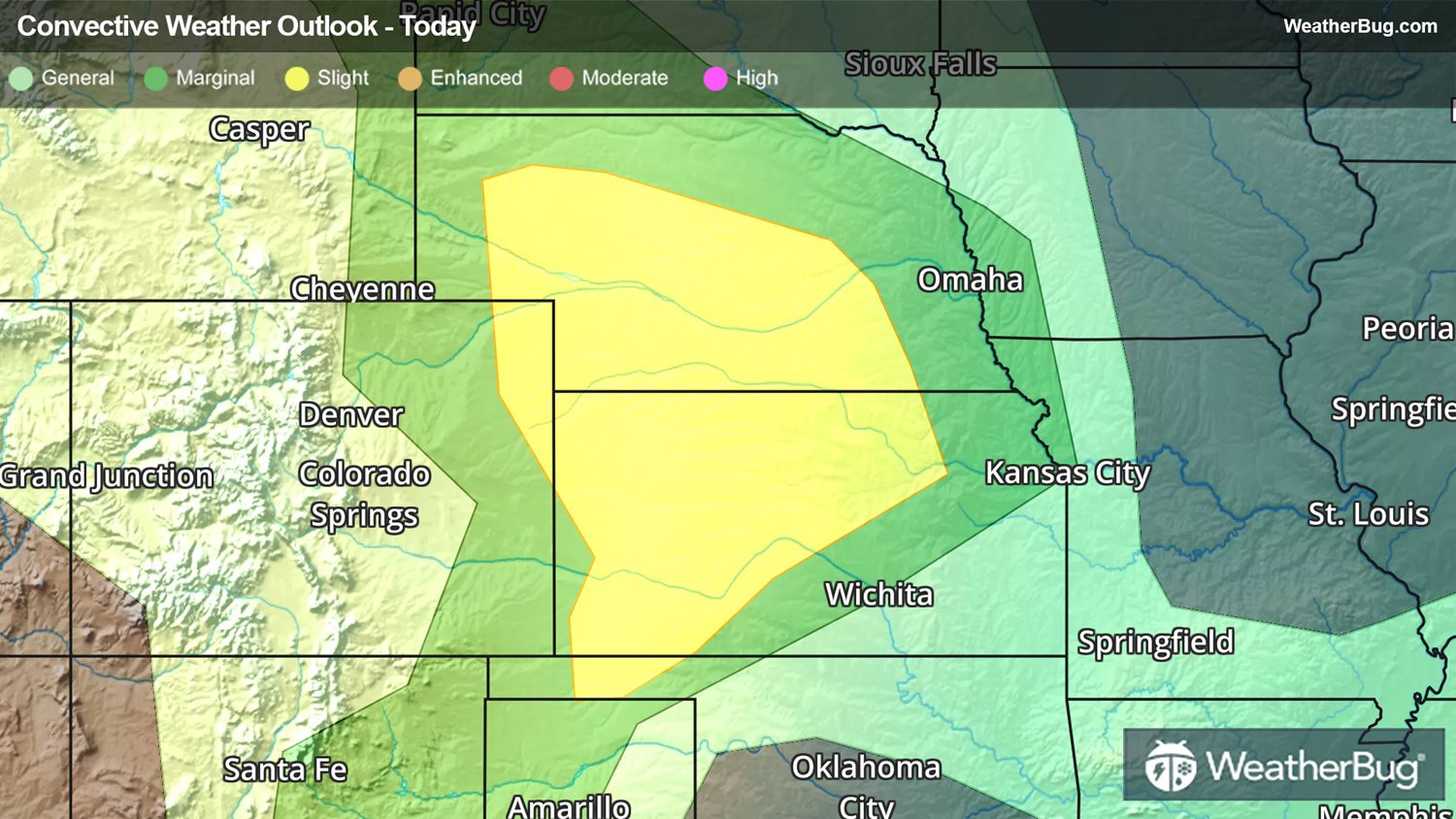 Dangerous Storms Continue In High Plains WeatherBug