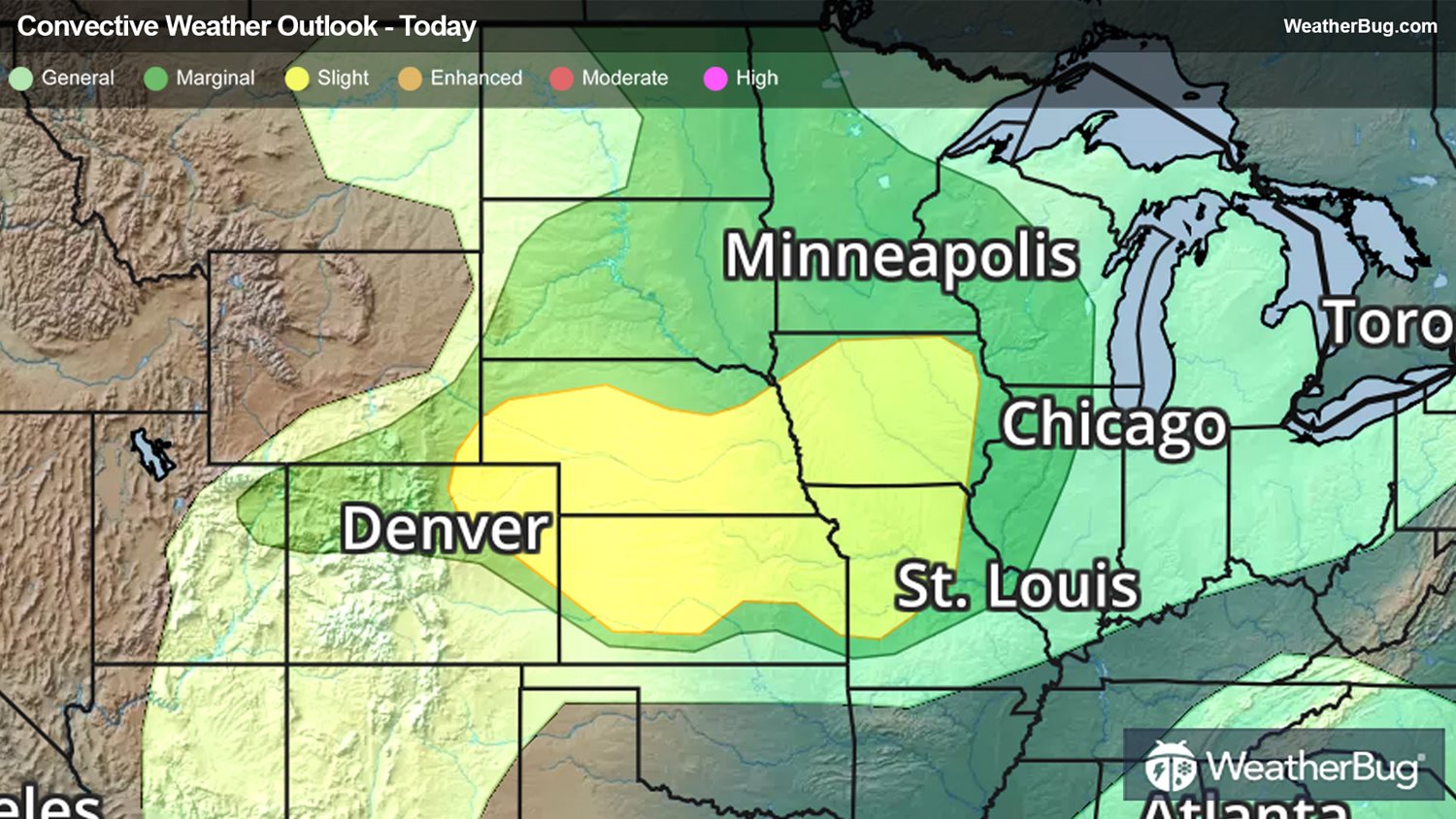 Severe Storms To Impact Central Plains, Missouri Valley | WeatherBug
