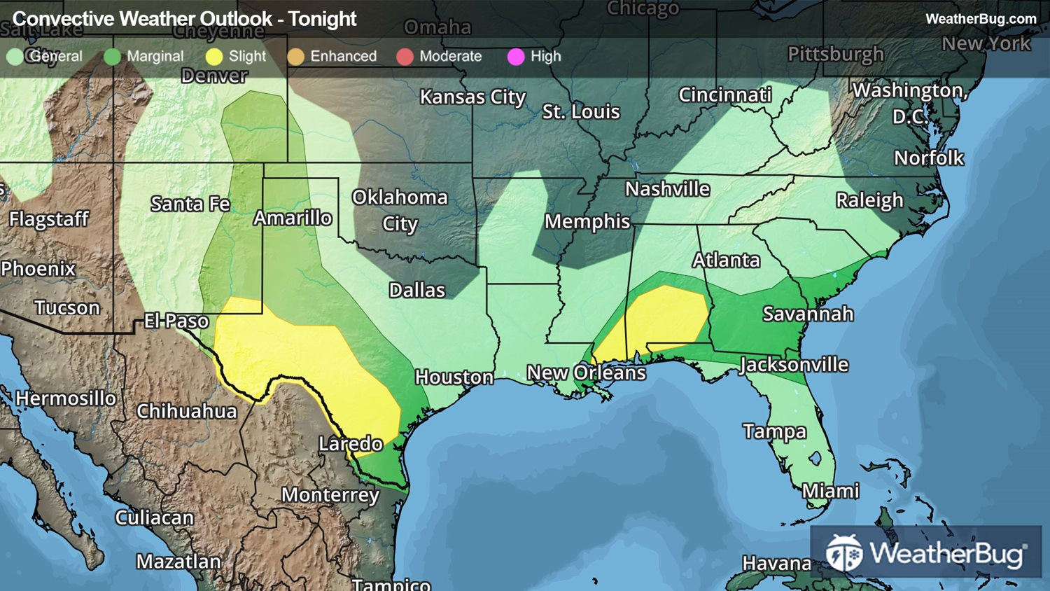 Severe Weather Continues Across the South, Southeast | WeatherBug ...