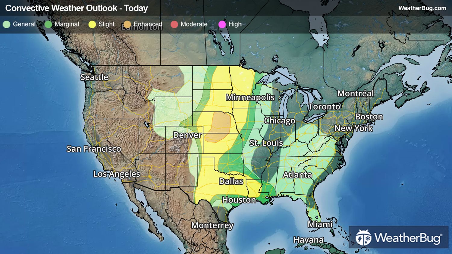 Severe Weather Continues For Great Plains | WeatherBug | WeatherBug