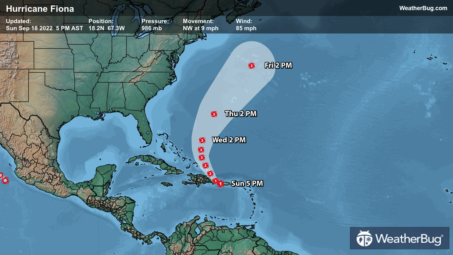 Hurricane Tracker Warnings For Donner LA WeatherBug