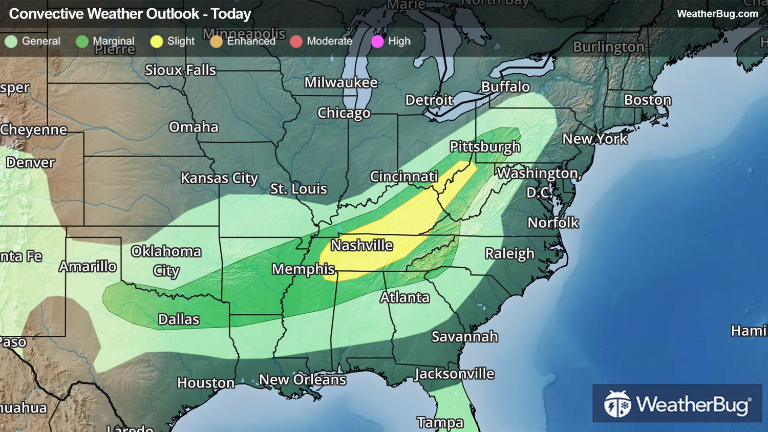 Severe Storms Rumble Across the Tennessee and Ohio Valleys | WeatherBug ...