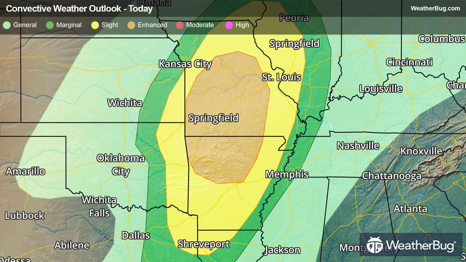 Central U.S. Under Severe Weather Threat | WeatherBug | WeatherBug